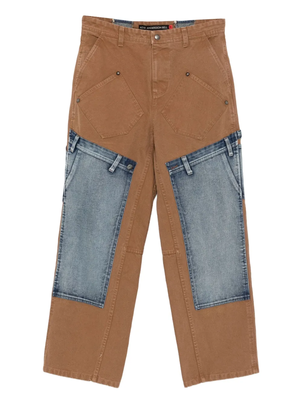 Джинсы с лоскутными вставками Andersson Bell, коричневый
Джинсы с лоскутными вставками Andersson Bell, коричневый