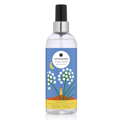 Спрей для волос и тела Anis Green 300 мл Tuttotondo
Спрей для волос и тела Anis Green 300 мл Tuttotondo