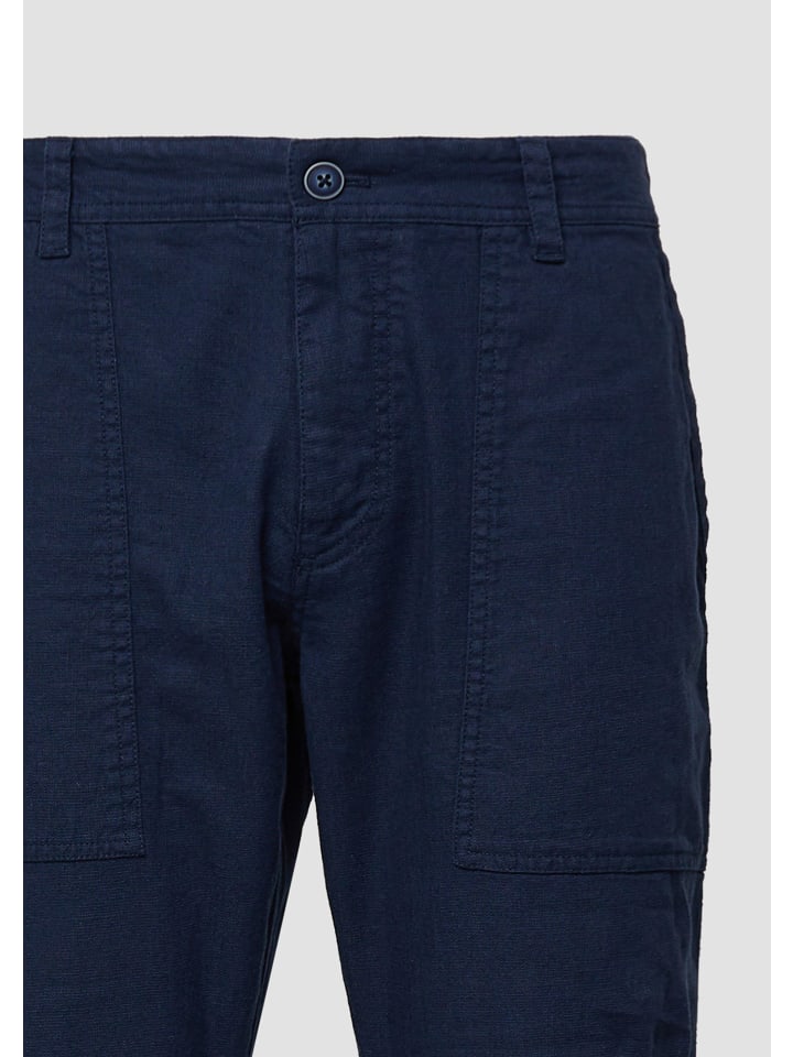 Тканевые брюки s.Oliver, синий 
Тканевые брюки s.Oliver, синий