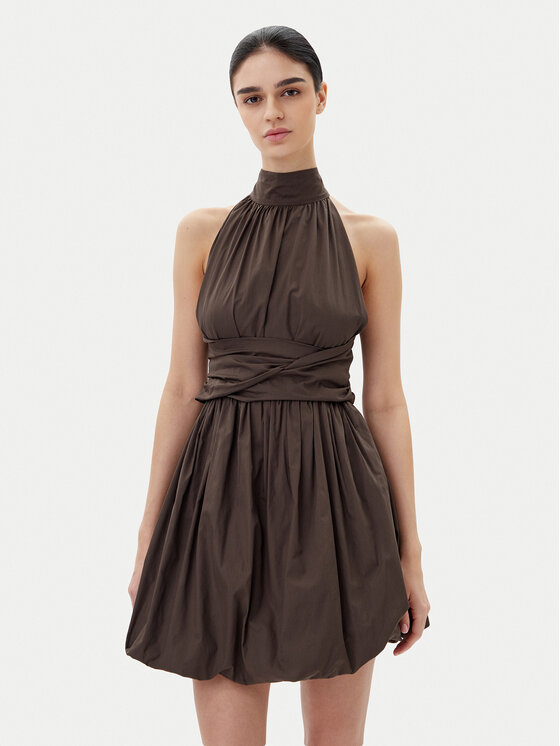 Коктейльное платье стандартный крой TD0606 Vicolo, коричневый
Коктейльное платье стандартный крой TD0606 Vicolo, коричневый