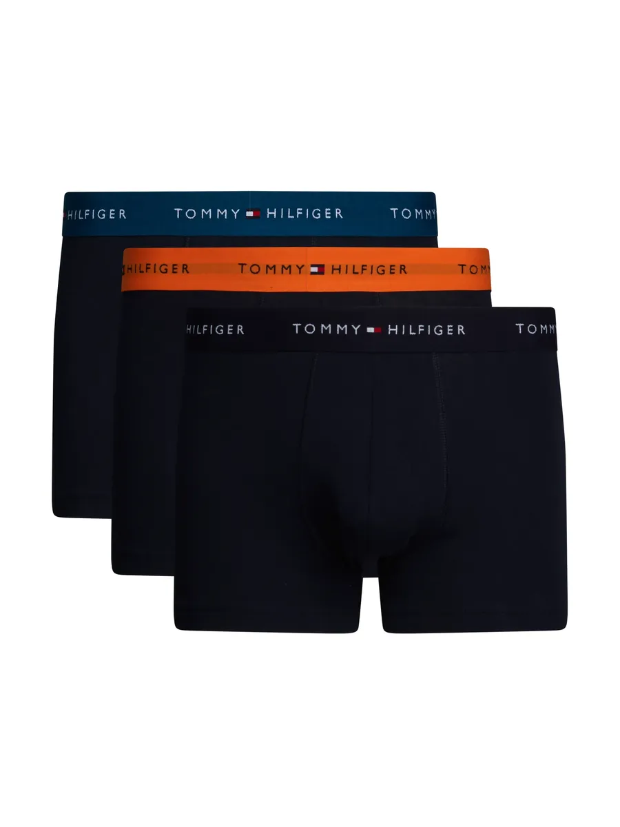 Tommy Hilfiger Underwear Трусы "3P WB TRUNK" (3 шт. в упаковке, 3 шт. в упаковке), с поясом с логотипом, цвет Mid Turq/Orange Thunder/Des Sky
Tommy Hilfiger Underwear Трусы "3P WB TRUNK" (3 шт. в упаковке, 3 шт. в упаковке), с поясом с логотипом, цвет Mid Turq/Orange Thunder/Des Sky
