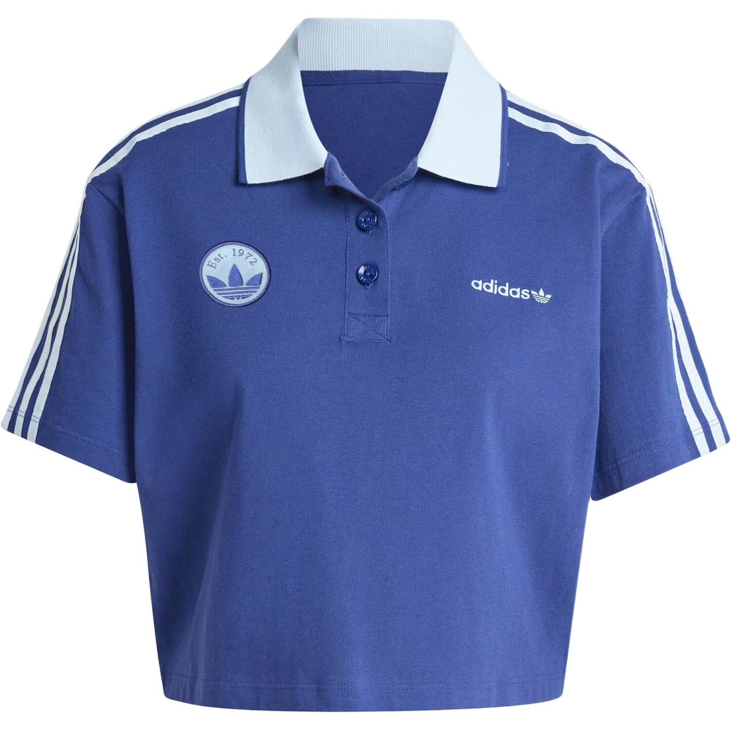Рубашка поло женская темно-синяя Adidas
Рубашка поло женская темно-синяя Adidas