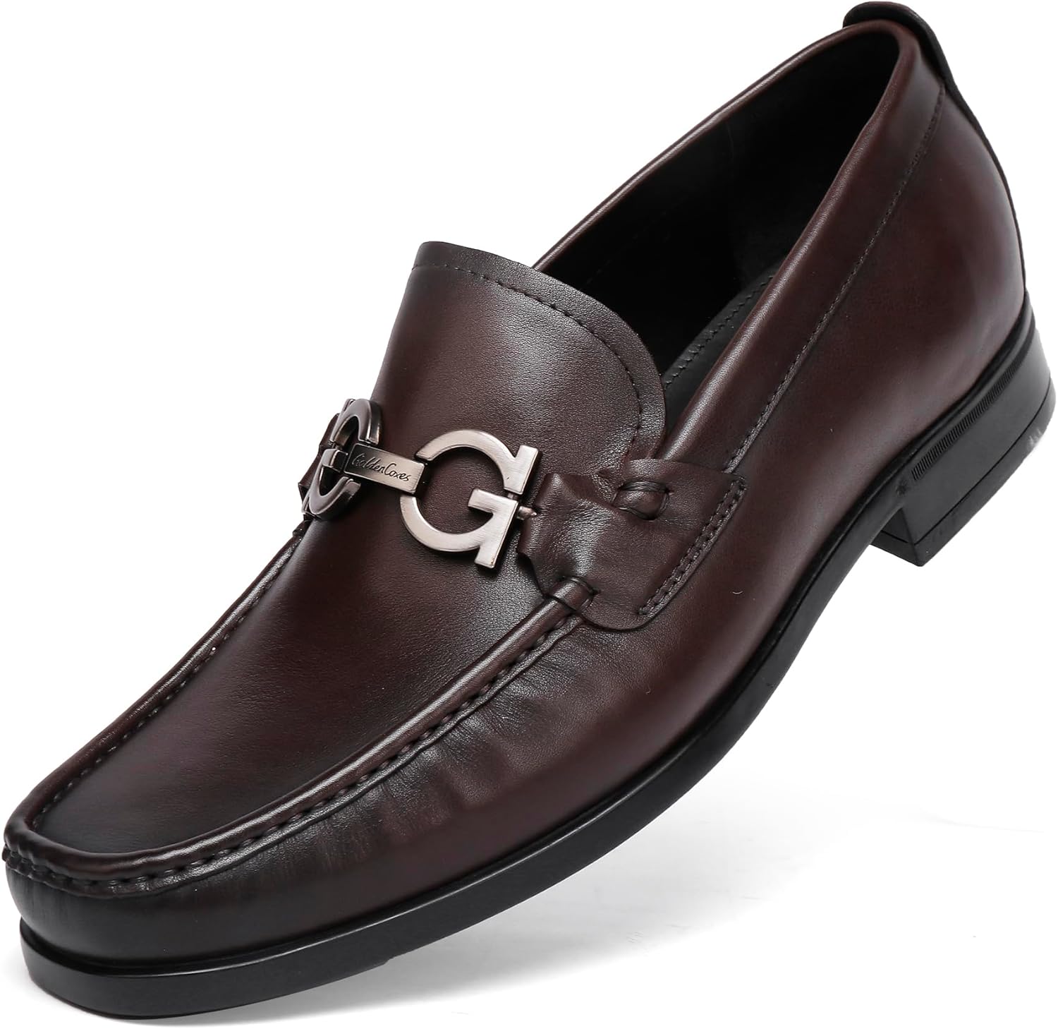 Мужские лоферы премиум-класса с пенни - классические кожаные туфли с пряжкой без шнуровки для деловых встреч, свадеб и официальных мероприятий - удобная обувь Generic, Coffee a
Мужские лоферы премиум-класса с пенни - классические кожаные туфли с пряжкой без шнуровки для деловых встреч, свадеб и официальных мероприятий - удобная обувь Generic, Coffee a