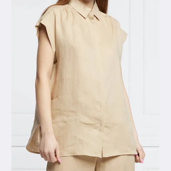 В комплект входит льняная рубашка свободного кроя. Marella, бежевый
В комплект входит льняная рубашка свободного кроя. Marella, бежевый