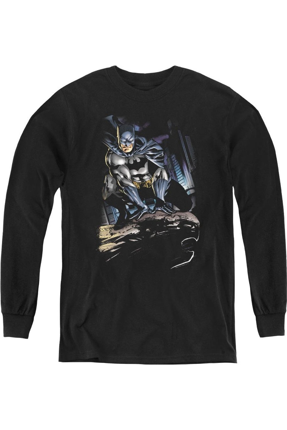 Футболка с длинным рукавом "Batman Perched" для подростков Gildan, черный
Футболка с длинным рукавом "Batman Perched" для подростков Gildan, черный