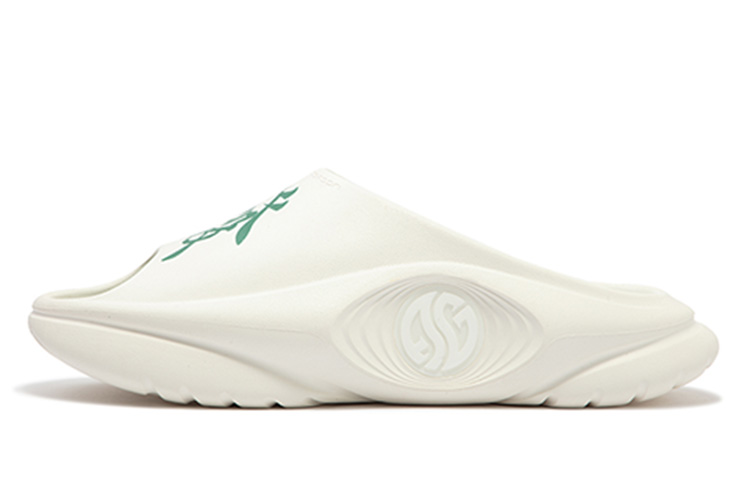 Скользящие тапочки мужские бело-зеленые 361°
Скользящие тапочки мужские бело-зеленые 361°