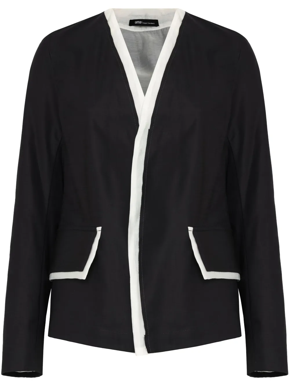 Жакет без воротника с эффектом потертости Uma | Raquel Davidowicz, черный
Жакет без воротника с эффектом потертости Uma | Raquel Davidowicz, черный