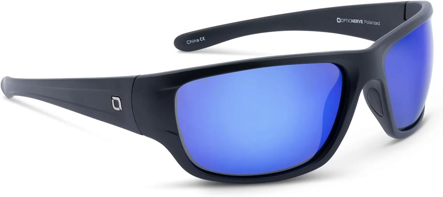 Поляризованные спортивные солнцезащитные очки Optic Nerve Contra XL – легкая спортивная оправа, защита от УФ-излучения, антибликовое покрытие – унисекс, Matte Black - Smoke/Blue Mirror Lens
Поляризованные спортивные солнцезащитные очки Optic Nerve Contra XL – легкая спортивная оправа, защита от УФ-излучения, антибликовое покрытие – унисекс, Matte Black - Smoke/Blue Mirror Lens