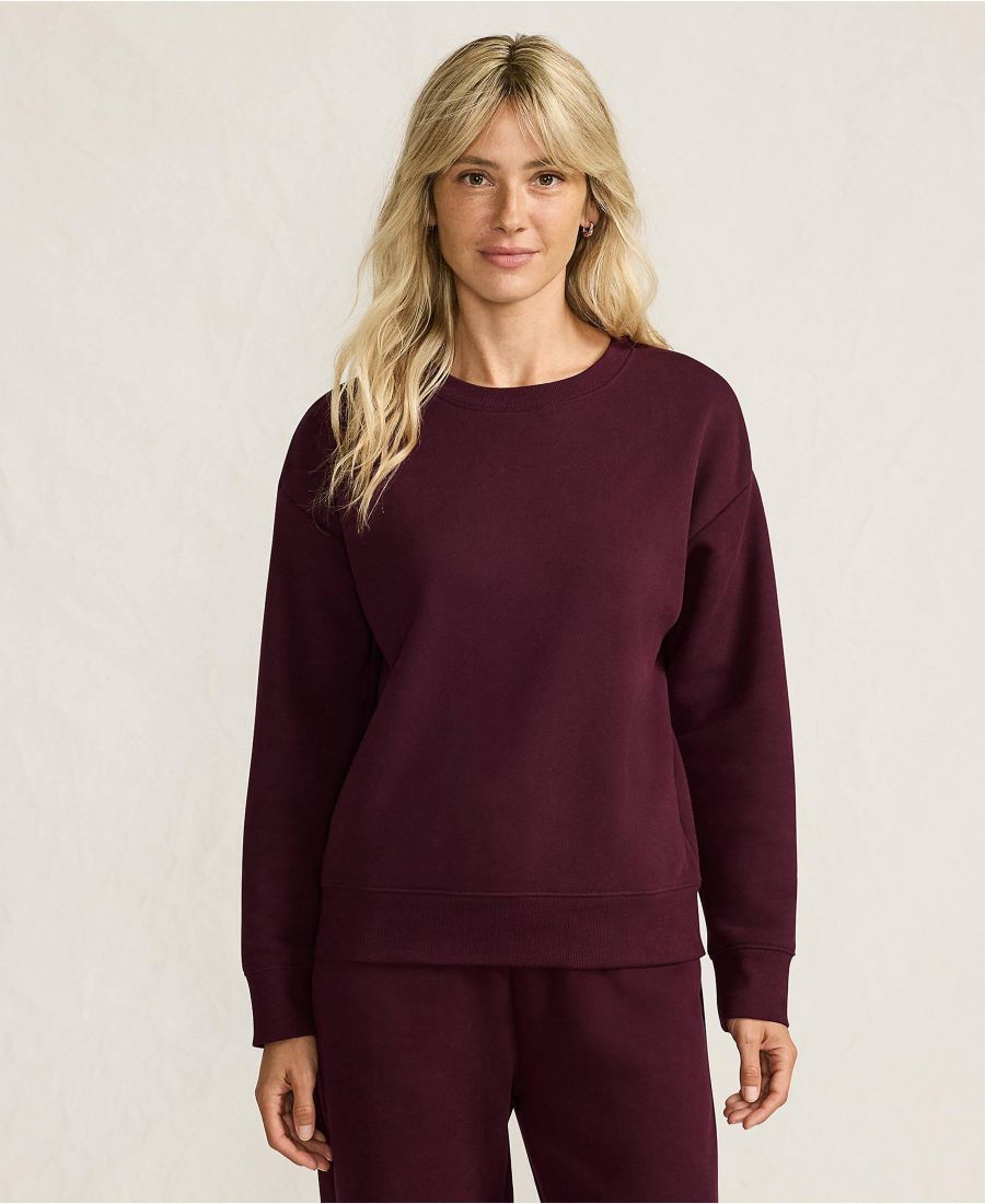 Женская свободная толстовка с длинными рукавами и круглым вырезом Serious Sweats Lands' End, Lush burgundy
Женская свободная толстовка с длинными рукавами и круглым вырезом Serious Sweats Lands' End, Lush burgundy