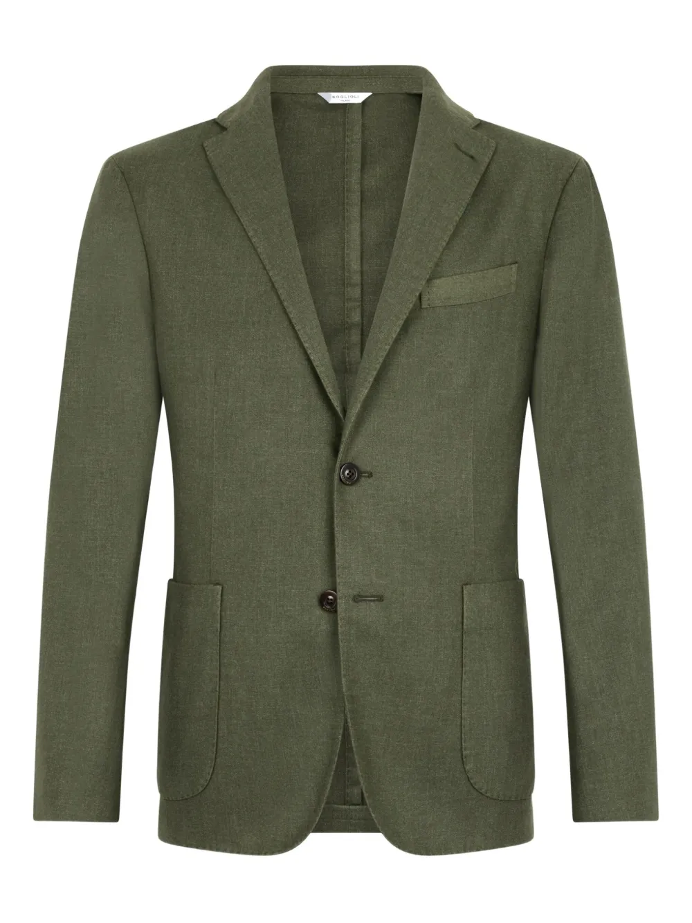 Блейзер с накладными карманами и двумя пуговицами Boglioli, зеленый
Блейзер с накладными карманами и двумя пуговицами Boglioli, зеленый