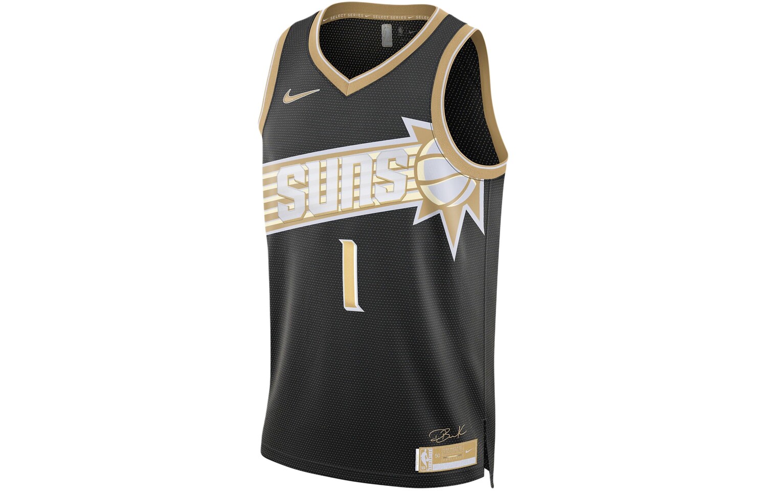 Мужское баскетбольное джерси Nike, цвет Black
Мужское баскетбольное джерси Nike, цвет Black