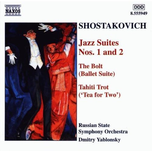CD диск Shostakovich / Yablonsky / Russian State Sym Orch: Jazz Suites 1 & 2
CD диск Shostakovich / Yablonsky / Russian State Sym Orch: Jazz Suites 1 & 2