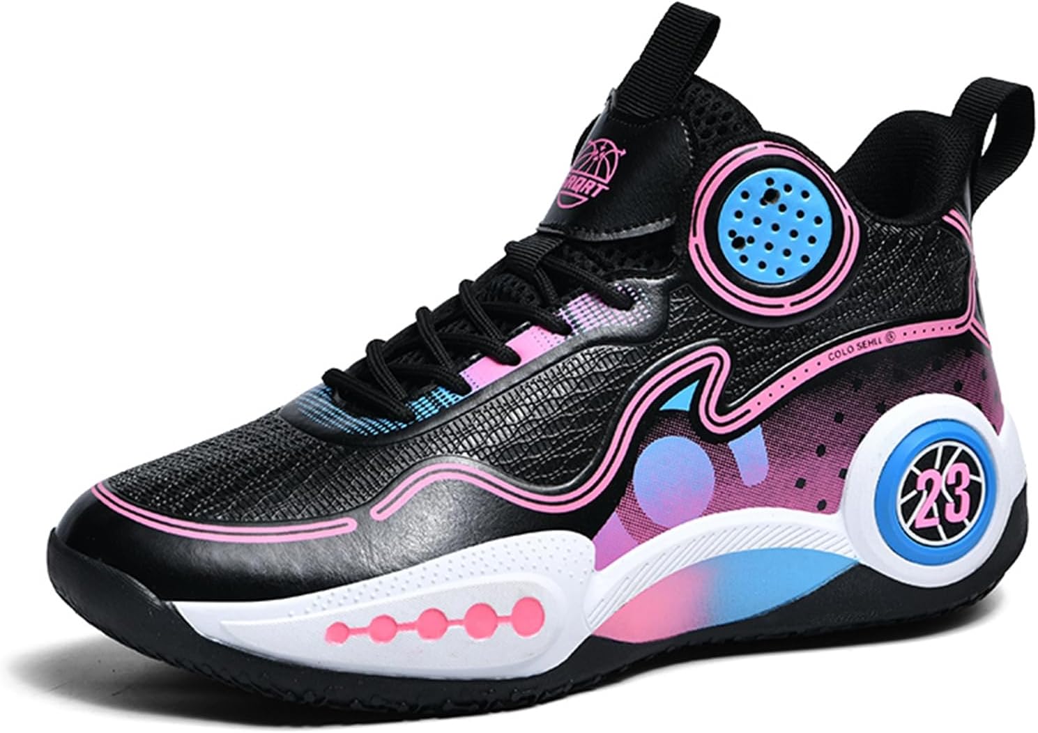 Мужские кожаные средние кеды с шнуровкой и толстой подошвой, противоскользящие и амортизирующие, повседневные баскетбольные кроссовки, подходящие для занятий на открытом воздухе Qaoterod, черный
Мужские кожаные средние кеды с шнуровкой и толстой подошвой, противоскользящие и амортизирующие, повседневные баскетбольные кроссовки, подходящие для занятий на открытом воздухе Qaoterod, черный