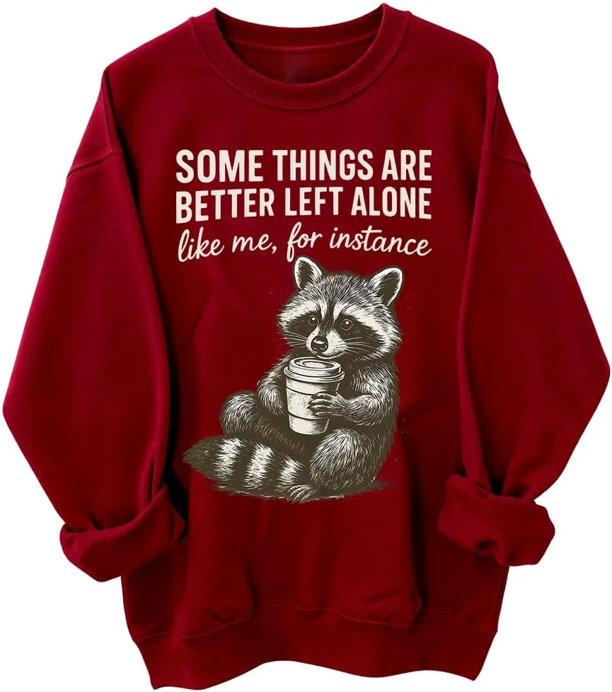 Толстовка Some Things Are Better Left Alone с капюшоном-енотом Woati
Толстовка Some Things Are Better Left Alone с капюшоном-енотом Woati