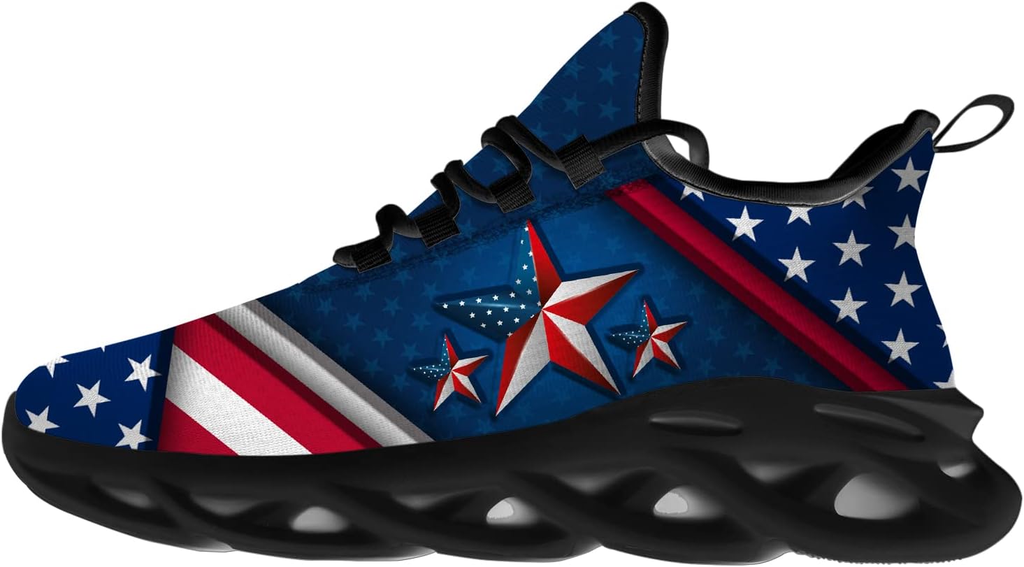 Кроссовки с американским флагом для мужчин и женщин, для бега, спорта, прогулок и тенниса, обувь на 4 июля, подарок для него и для нее Ciadoon, Multicolor
Кроссовки с американским флагом для мужчин и женщин, для бега, спорта, прогулок и тенниса, обувь на 4 июля, подарок для него и для нее Ciadoon, Multicolor
