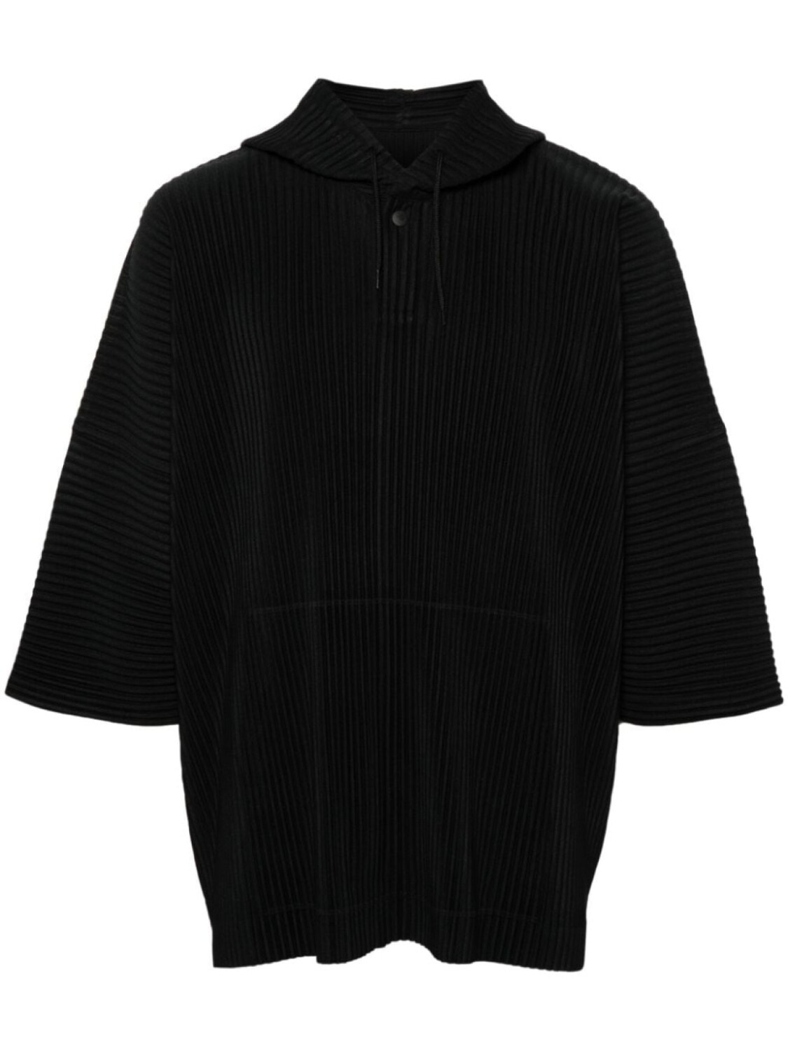 Homme Plissé Issey Miyake плиссированная футболка Mc June с капюшоном, черный
Homme Plissé Issey Miyake плиссированная футболка Mc June с капюшоном, черный