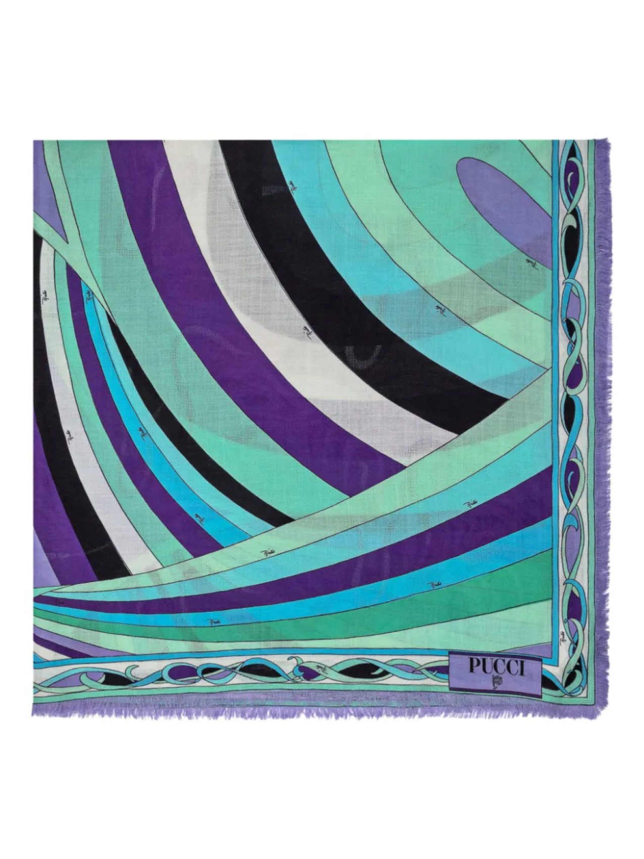 Шарф с принтом «Ирида» от PUCCI, зеленый
Шарф с принтом «Ирида» от PUCCI, зеленый
