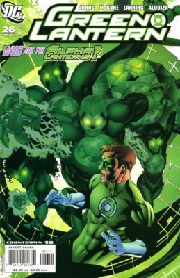 Green Lantern #26 "The Sinestro Corps War Epilogue: The Alpha Lanterns Pt.1" (DC COMICS)
Green Lantern #26 "The Sinestro Corps War Epilogue: The Alpha Lanterns Pt.1" (DC COMICS)