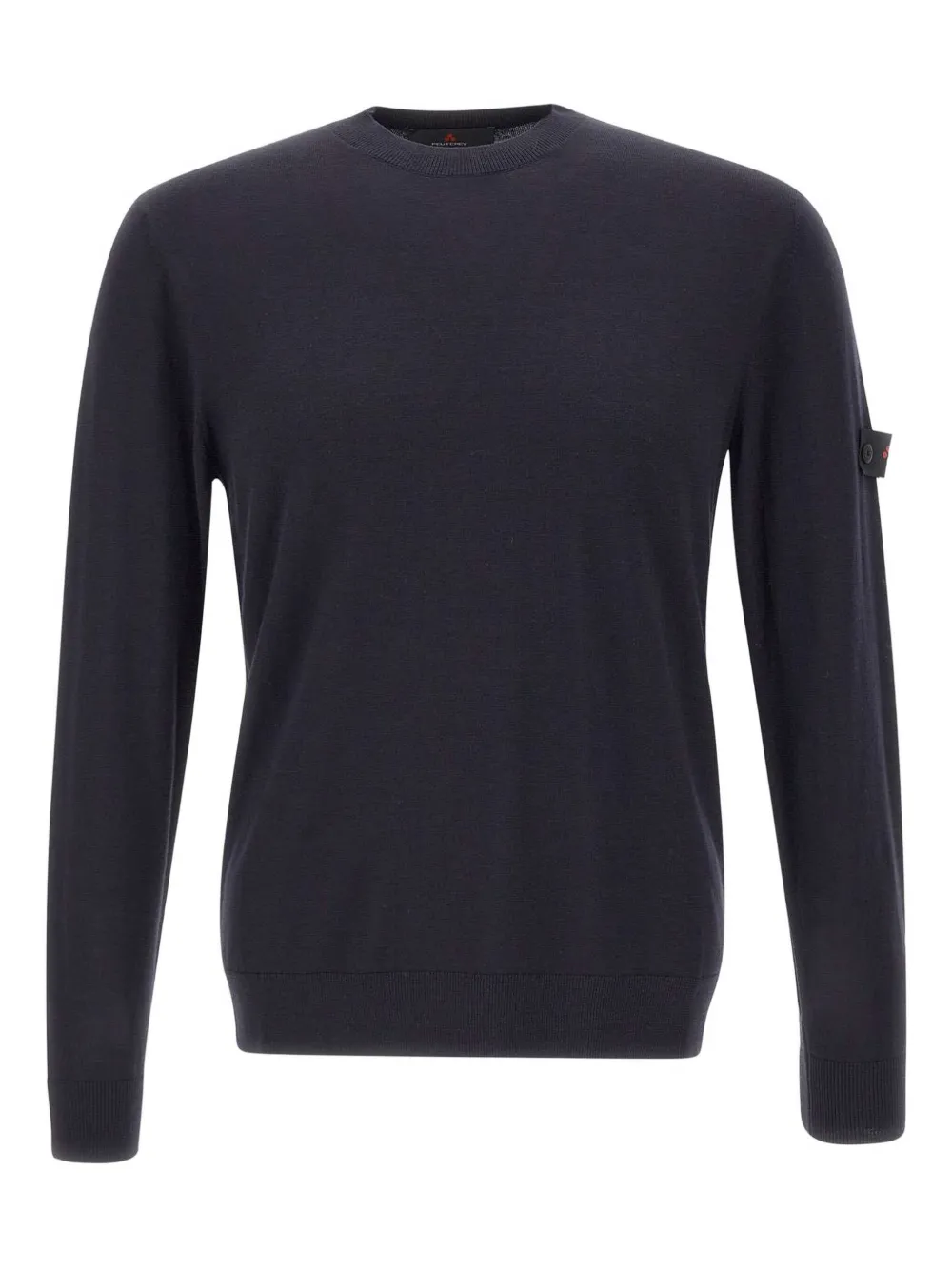 Ребристый свитер с нашивкой-логотипом Peuterey, синий 
Ребристый свитер с нашивкой-логотипом Peuterey, синий