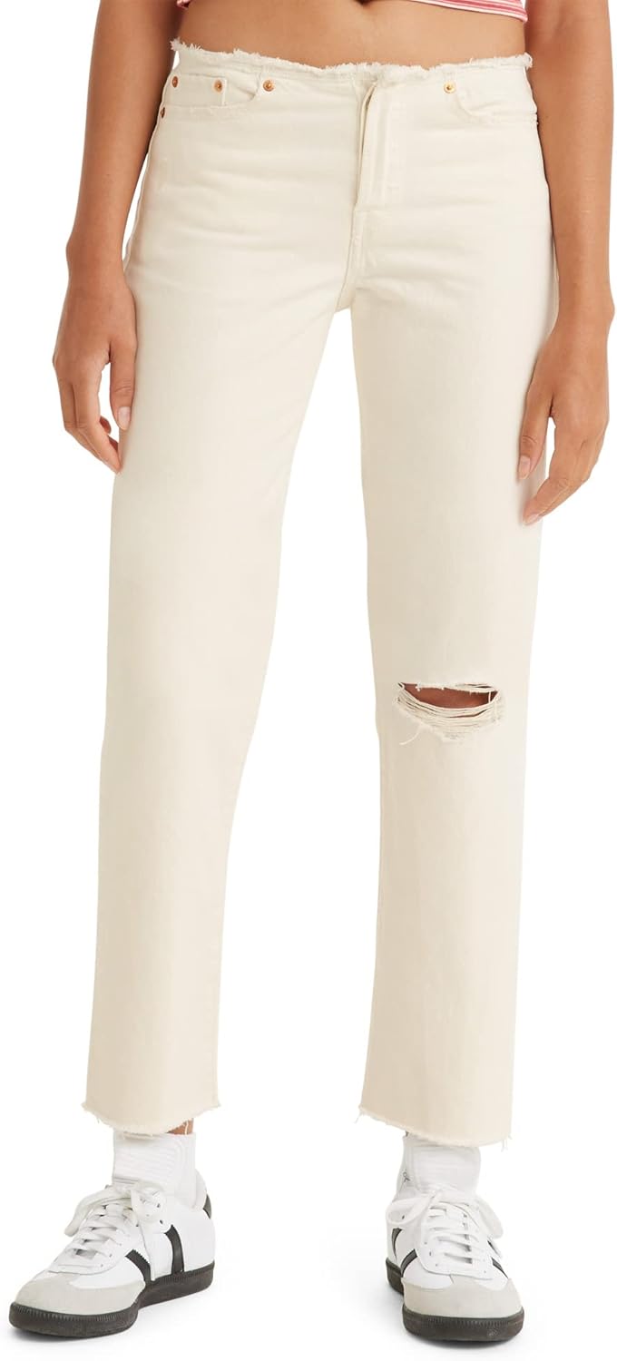 Женские джинсы Levi's Wedgie с рваной талией, (New) White Destructed
Женские джинсы Levi's Wedgie с рваной талией, (New) White Destructed