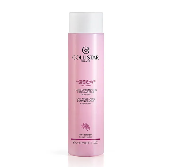 Мицеллярное молочко для снятия макияжа Latte Micellare Struccante Collistar, 250 ml
Мицеллярное молочко для снятия макияжа Latte Micellare Struccante Collistar, 250 ml