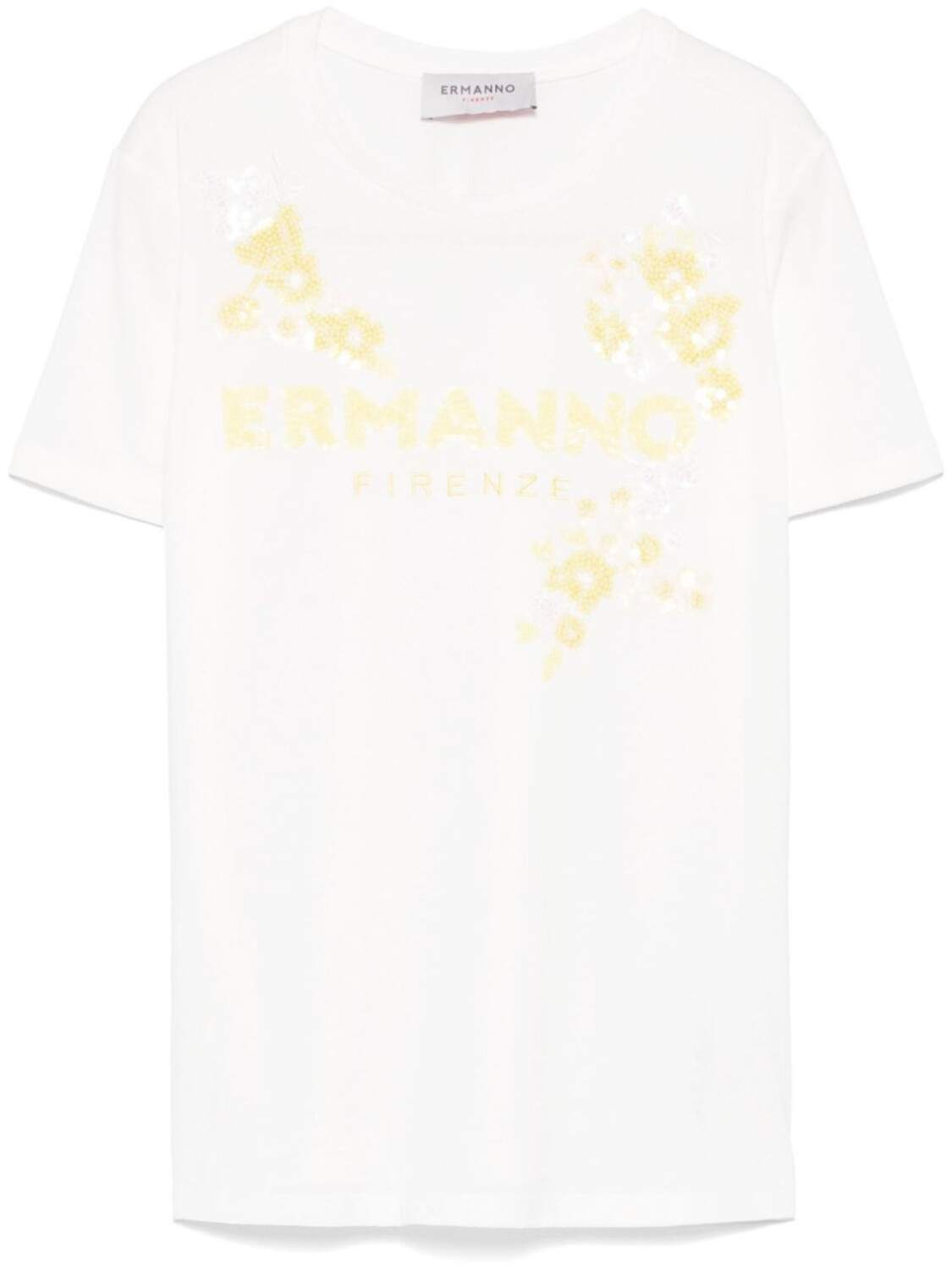 ERMANNO FIRENZE футболка с пайетками, белый
ERMANNO FIRENZE футболка с пайетками, белый