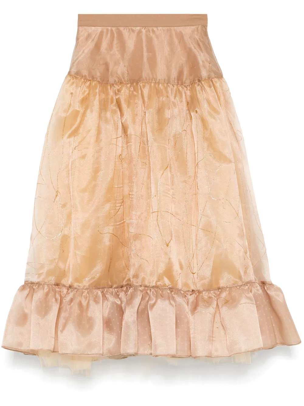 Юбка миди с эффектом металлик Papa Oppong, коричневый
Юбка миди с эффектом металлик Papa Oppong, коричневый