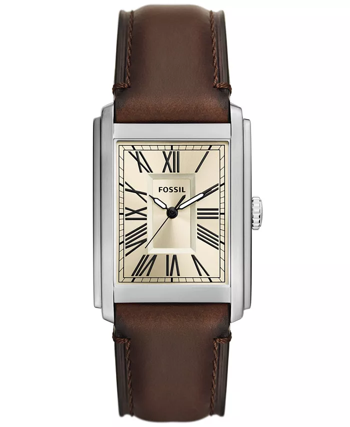 Мужские часы Carraway с тремя стрелками, коричневые кожаные, 30 мм Fossil, коричневый
Мужские часы Carraway с тремя стрелками, коричневые кожаные, 30 мм Fossil, коричневый