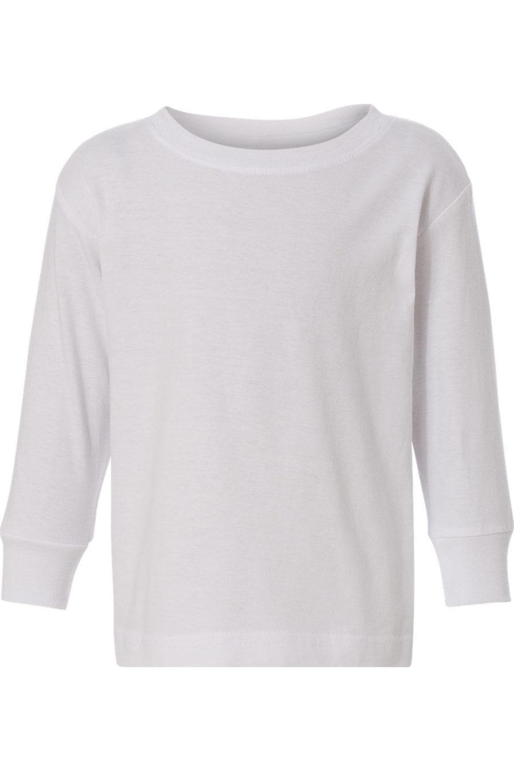 Футболка с длинным рукавом из тонкого трикотажа для малышей Rabbit Skins, белый 
Футболка с длинным рукавом из тонкого трикотажа для малышей Rabbit Skins, белый