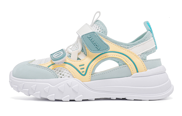 Противоскользящие дышащие детские сандалии для детей WARRIOR, белый/зеленый
Противоскользящие дышащие детские сандалии для детей WARRIOR, белый/зеленый
