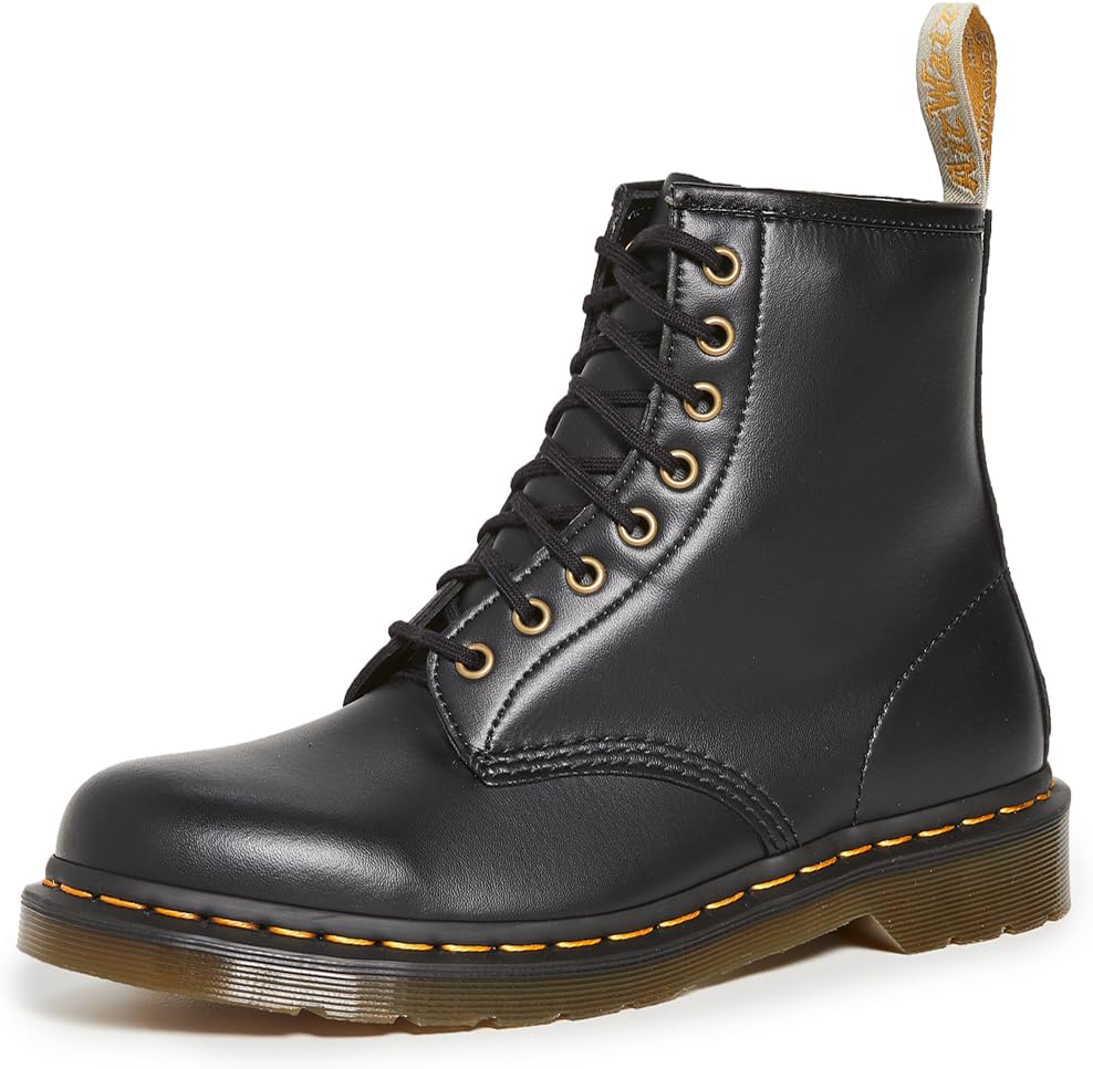 Ботинки Dr. Martens Unisex Vegan 1460 с 8 люверсами, черные, с эффектом потертости Felix, 9 женских/8 мужских
Ботинки Dr. Martens Unisex Vegan 1460 с 8 люверсами, черные, с эффектом потертости Felix, 9 женских/8 мужских