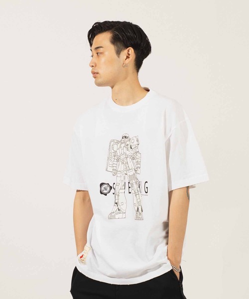 Styles Футболка с коротким рукавом, принт Gundam, Seveskig, белый
Styles Футболка с коротким рукавом, принт Gundam, Seveskig, белый