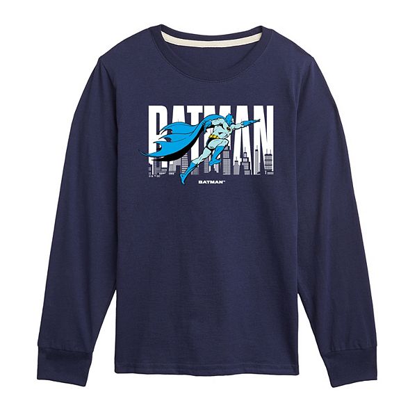 Футболка с длинным рукавом и логотипом Batman pose для мальчиков 8-20 Licensed Character, Navy
Футболка с длинным рукавом и логотипом Batman pose для мальчиков 8-20 Licensed Character, Navy