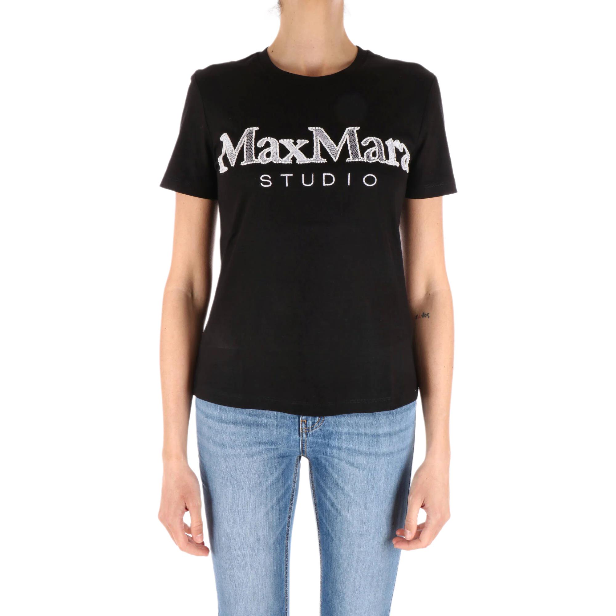 Футболка Max Mara Studio с вышитым логотипом MaxMara Studio, черный
Футболка Max Mara Studio с вышитым логотипом MaxMara Studio, черный