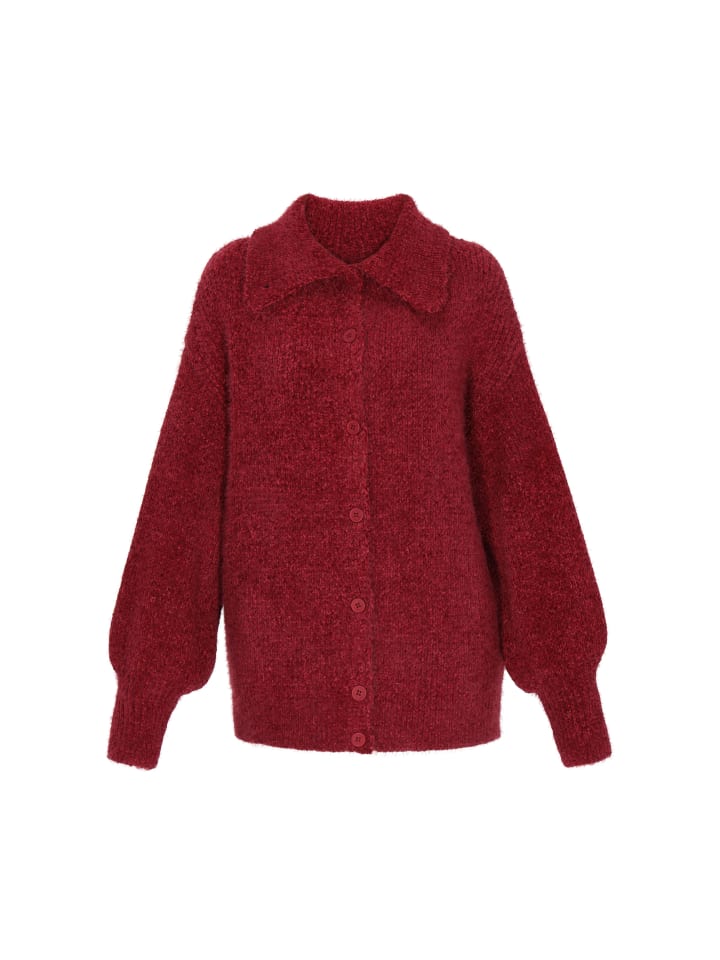 DreiMaster Женский кардиган бордового цвета
DreiMaster Женский кардиган бордового цвета