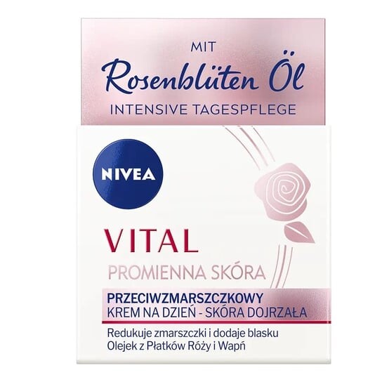 Дневной крем против морщин 50мл Nivea, Vital Radiant Skin
Дневной крем против морщин 50мл Nivea, Vital Radiant Skin