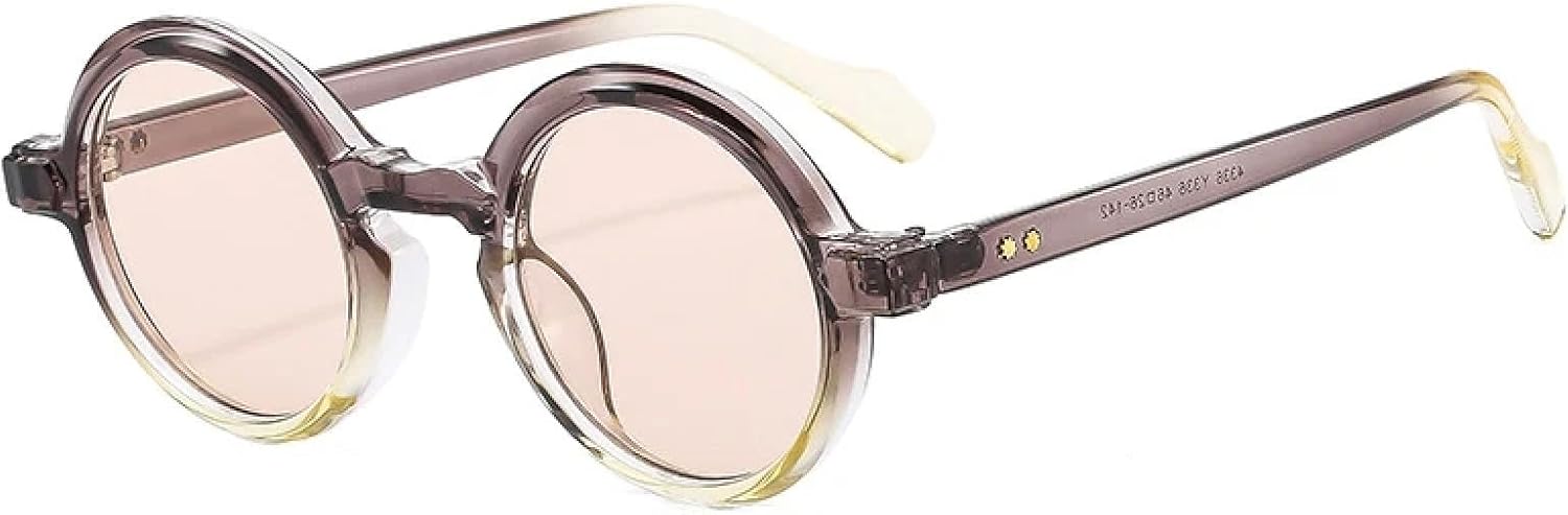 Солнцезащитные очки с защитой от УФ-излучения UV400 | Круглые панк-очки для женщин, двухцветный градиент | для занятий спортом на открытом воздухе DSVIGF, Grey Champagne
Солнцезащитные очки с защитой от УФ-излучения UV400 | Круглые панк-очки для женщин, двухцветный градиент | для занятий спортом на открытом воздухе DSVIGF, Grey Champagne