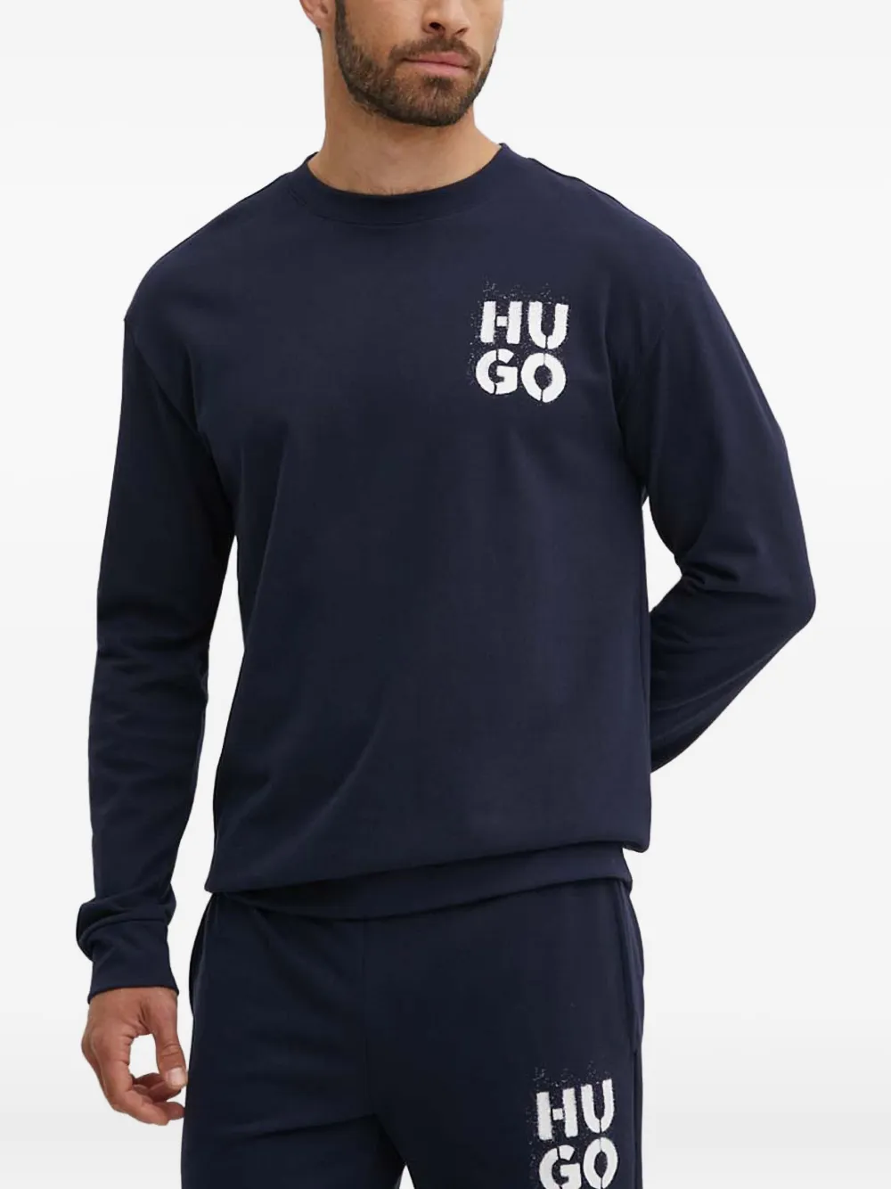 Свитшот с логотипом Hugo, синий
Свитшот с логотипом Hugo, синий