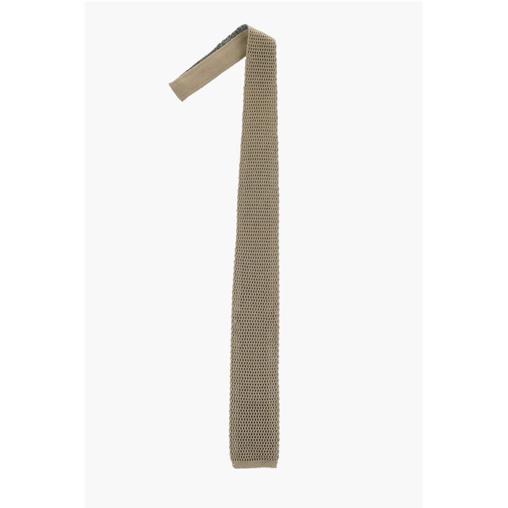 Вязаный шелковый галстук Corneliani, бежевый
Вязаный шелковый галстук Corneliani, бежевый