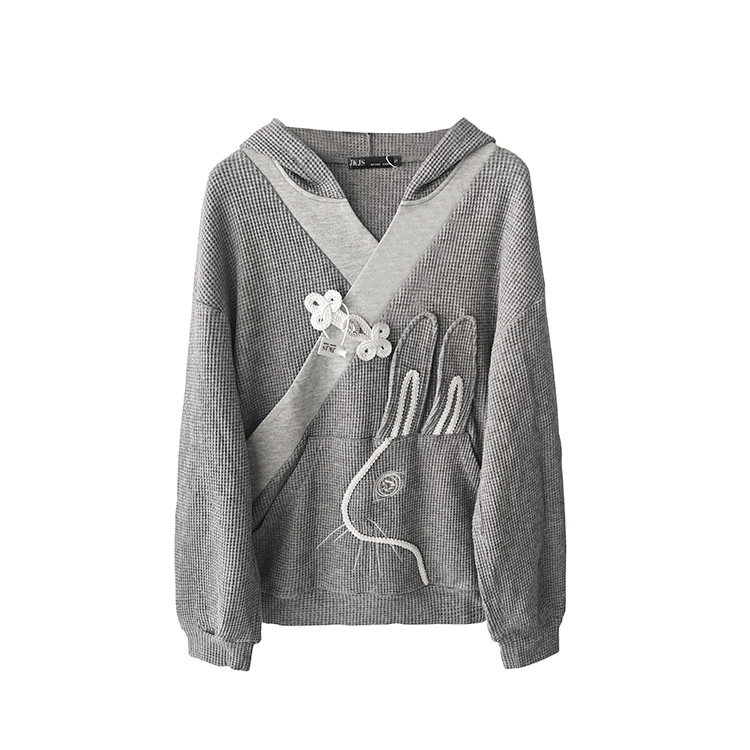 Толстовка женская тёмно-серая JK&JS, тёмно-серая без флисовой подкладки
Толстовка женская тёмно-серая JK&JS, тёмно-серая без флисовой подкладки