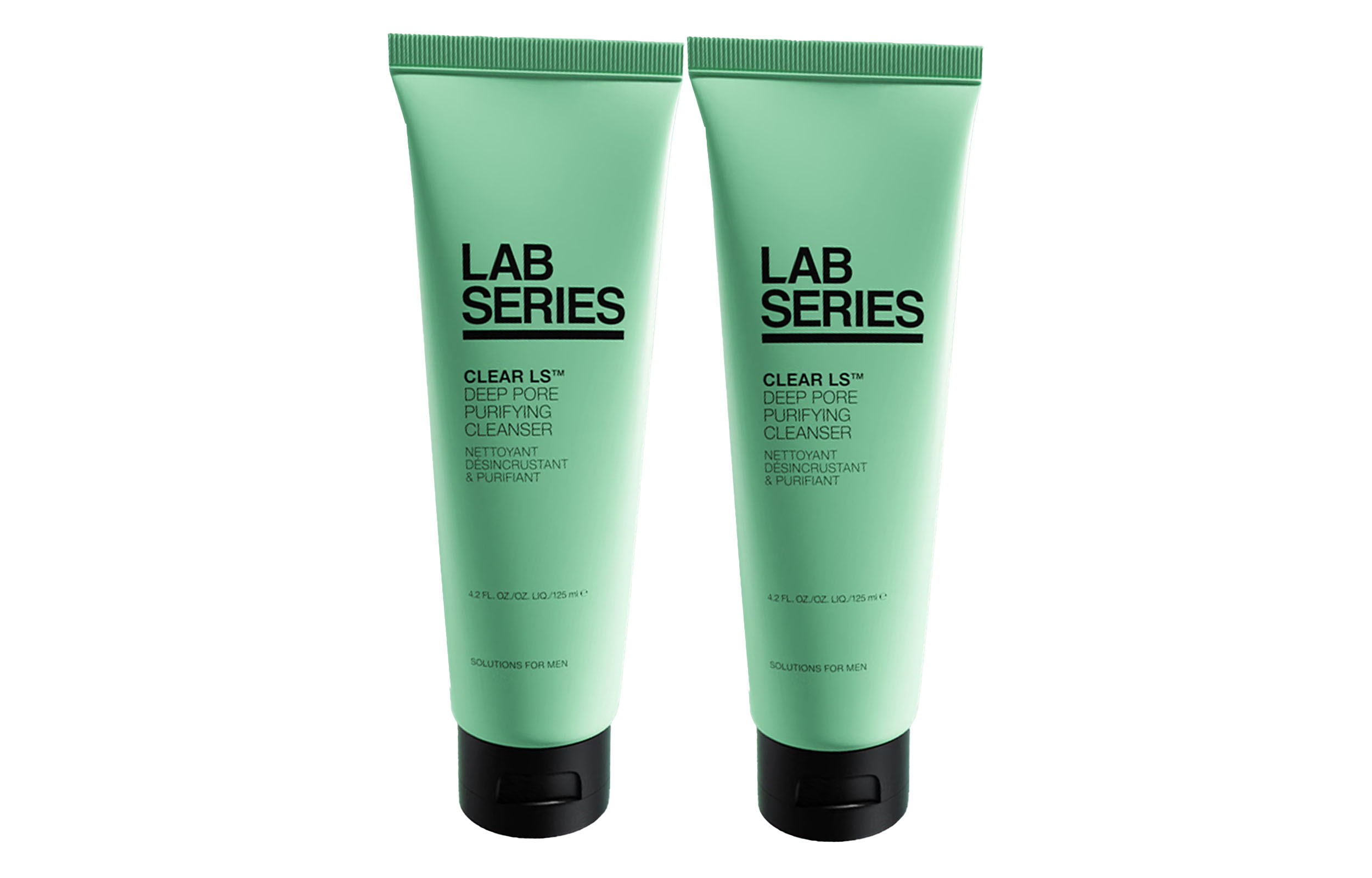 LAB SERIES Лангши очищающее средство для лица мужское без масла зеленая аминокислота контроль жира кожа 125мл/125мл*2