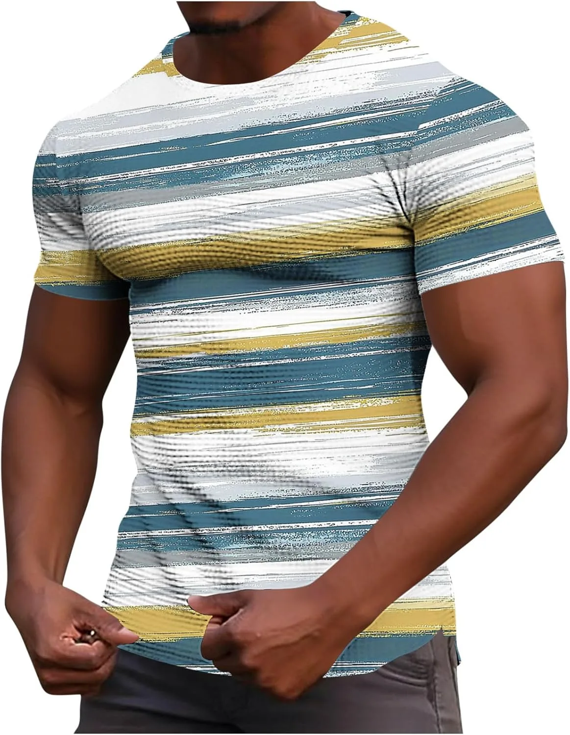 Футболка мужская Color Block Casual Loose Stretchy
Футболка мужская Color Block Casual Loose Stretchy