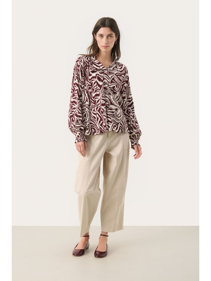 PART TWO Блузка с длинными рукавами TenniePW, свободный крой, цвет Tawny Port, с анималистическим принтом
PART TWO Блузка с длинными рукавами TenniePW, свободный крой, цвет Tawny Port, с анималистическим принтом