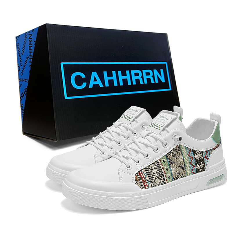 Мужские дышащие низкие кроссовки для скейтбординга CAHHRRN, White Green
Мужские дышащие низкие кроссовки для скейтбординга CAHHRRN, White Green