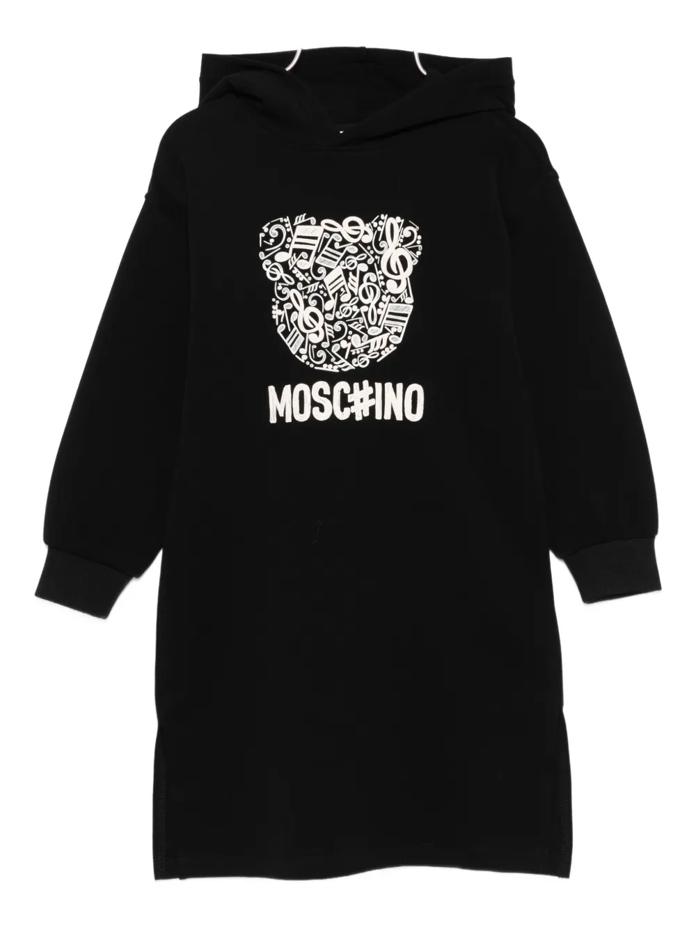 Платье-толстовка с длинными рукавами Moschino Kids
Платье-толстовка с длинными рукавами Moschino Kids