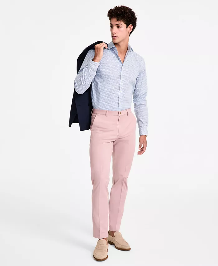 Мужские классические брюки из хлопковой смеси Michael Kors, розовый
Мужские классические брюки из хлопковой смеси Michael Kors, розовый