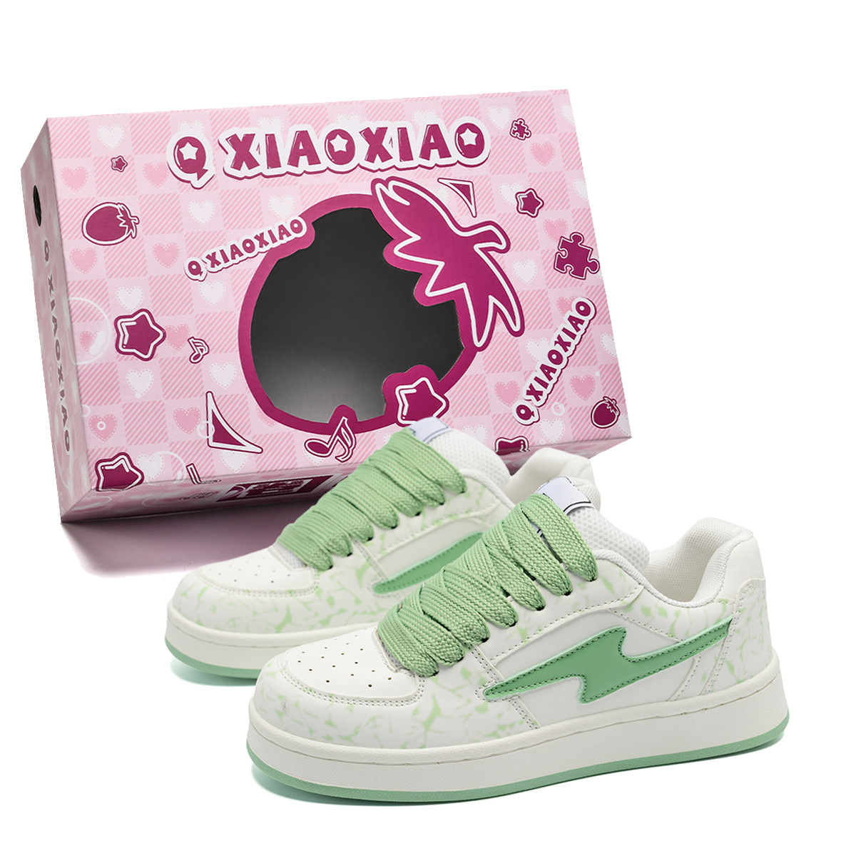 Circle small Скользоустойчивые, износостойкие, увеличивающие рост низкие скейтерские кроссовки унисекс Green Apple, цвет Green Apple
Circle small Скользоустойчивые, износостойкие, увеличивающие рост низкие скейтерские кроссовки унисекс Green Apple, цвет Green Apple