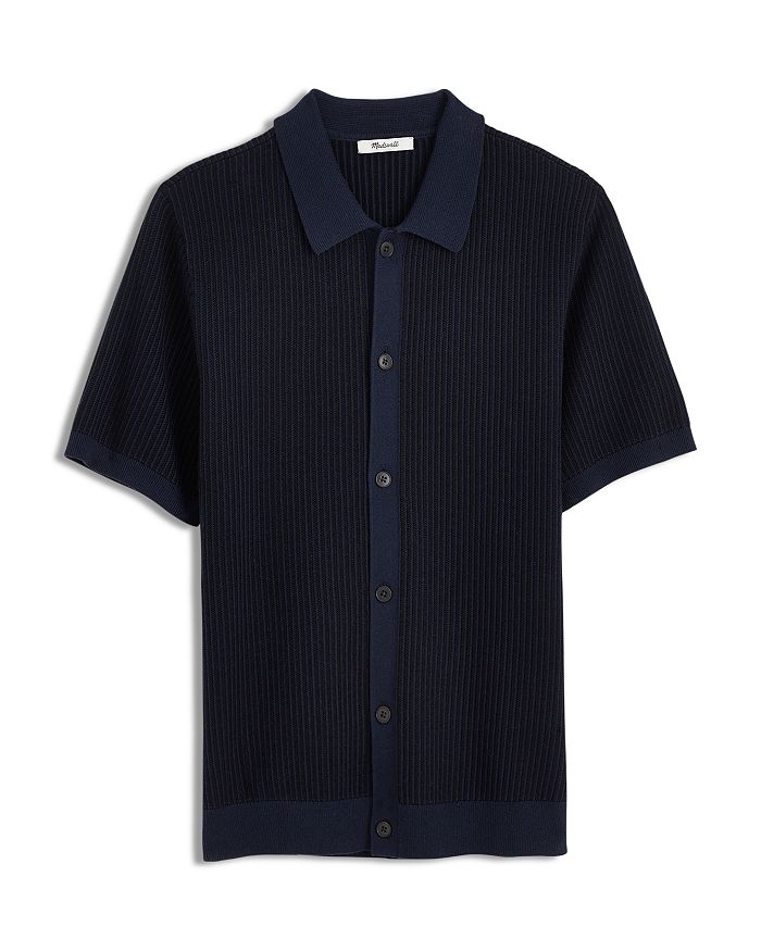 Поло с пуговицами спереди в тон Madewell, синий
Поло с пуговицами спереди в тон Madewell, синий