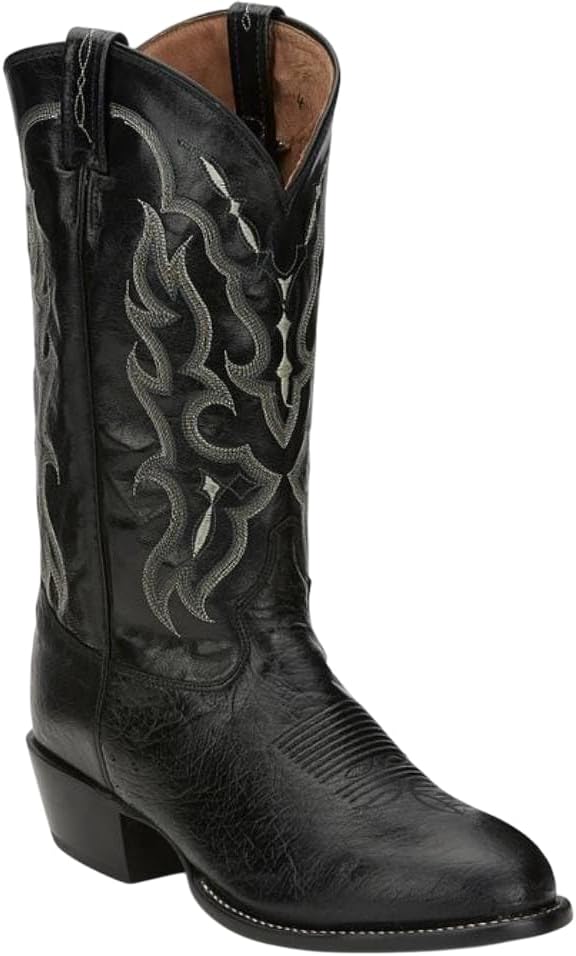 Мужские вестерн-сапоги Tony Lama Bonham 13 с гладкой кожи страуса - коллекция El Paso - кожаная подошва с круглым носком, черный
Мужские вестерн-сапоги Tony Lama Bonham 13 с гладкой кожи страуса - коллекция El Paso - кожаная подошва с круглым носком, черный