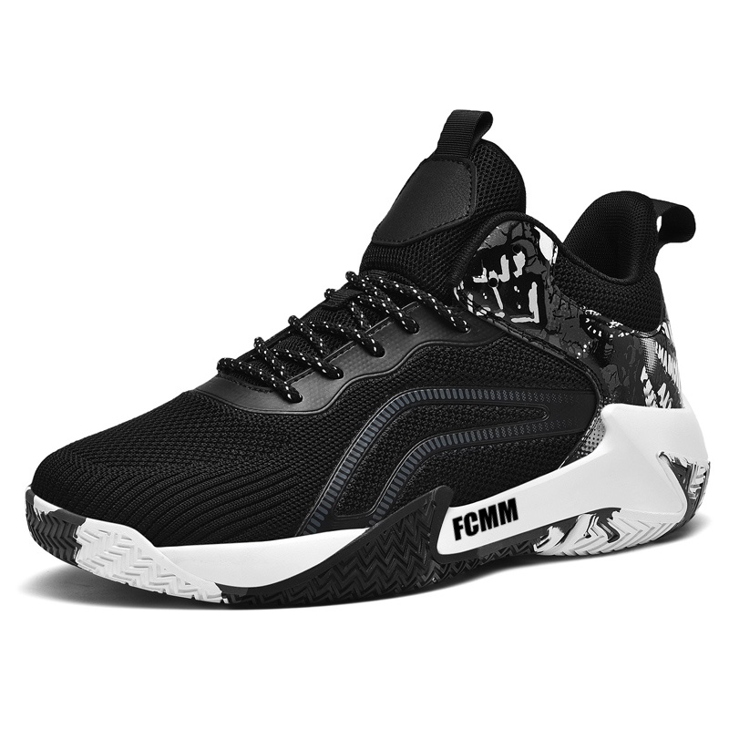 Противоскользящие и дышащие баскетбольные кроссовки для детей FCMM, черный/белый
Противоскользящие и дышащие баскетбольные кроссовки для детей FCMM, черный/белый